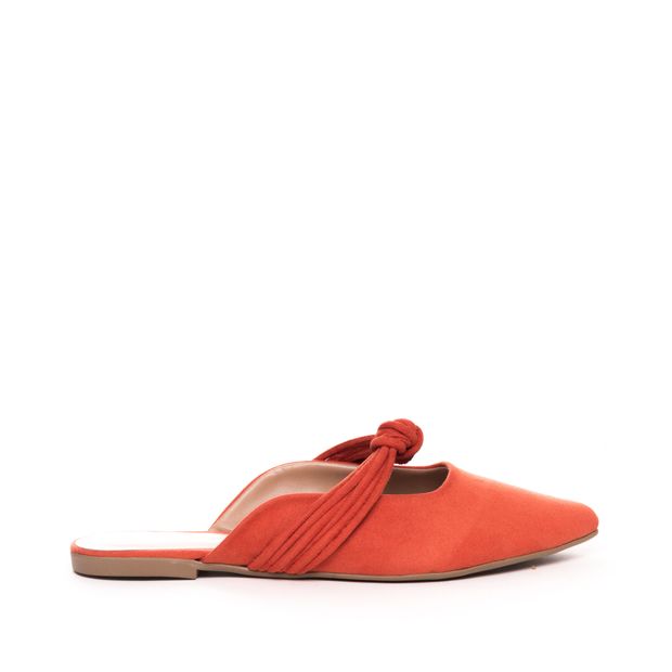 sapato mule vermelho
